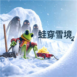 蛙穿雪境