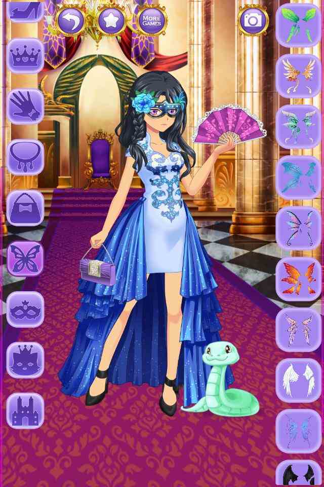 在动漫天使换装体验中,你会越来越体验到游戏给你带来的乐趣.