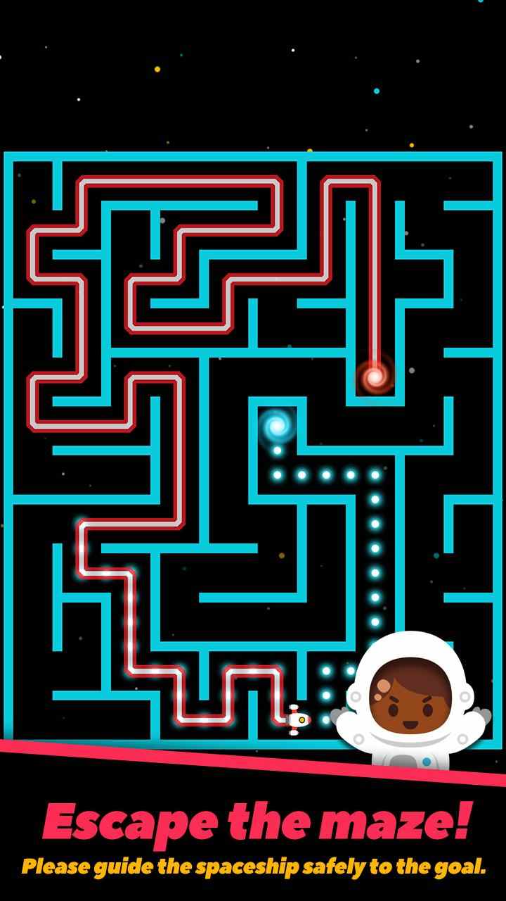 《迷宫空间mazespace》是一款空间3d迷宫游戏,玩法与平衡球类似,适合